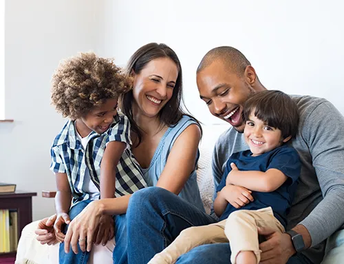 Smiling Family